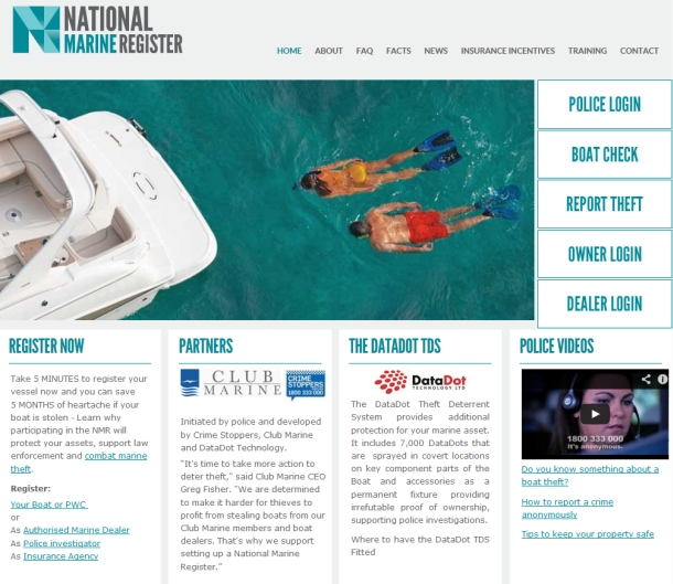 Marine register fights boat theft